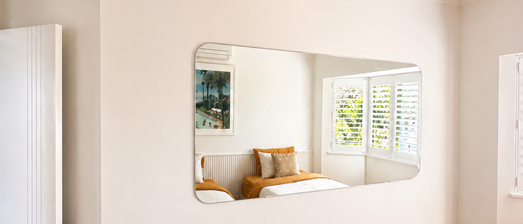 Large custom mirror